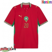 Camiseta Marruecos Ayoub El Kaabi #20 Primera Equipación Mundial 2026 manga corta